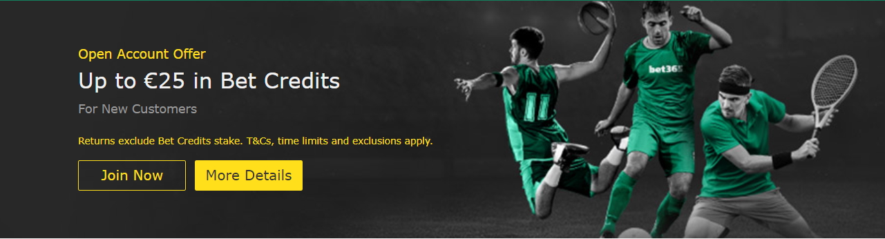 Бонус за добредојде Bet365